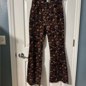 Wrangler Multicolor Floral Boot Cut Pants